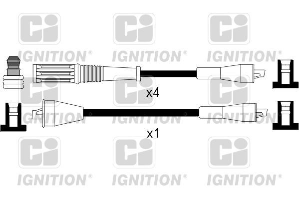 QUINTON HAZELL Комплект проводов зажигания XC201